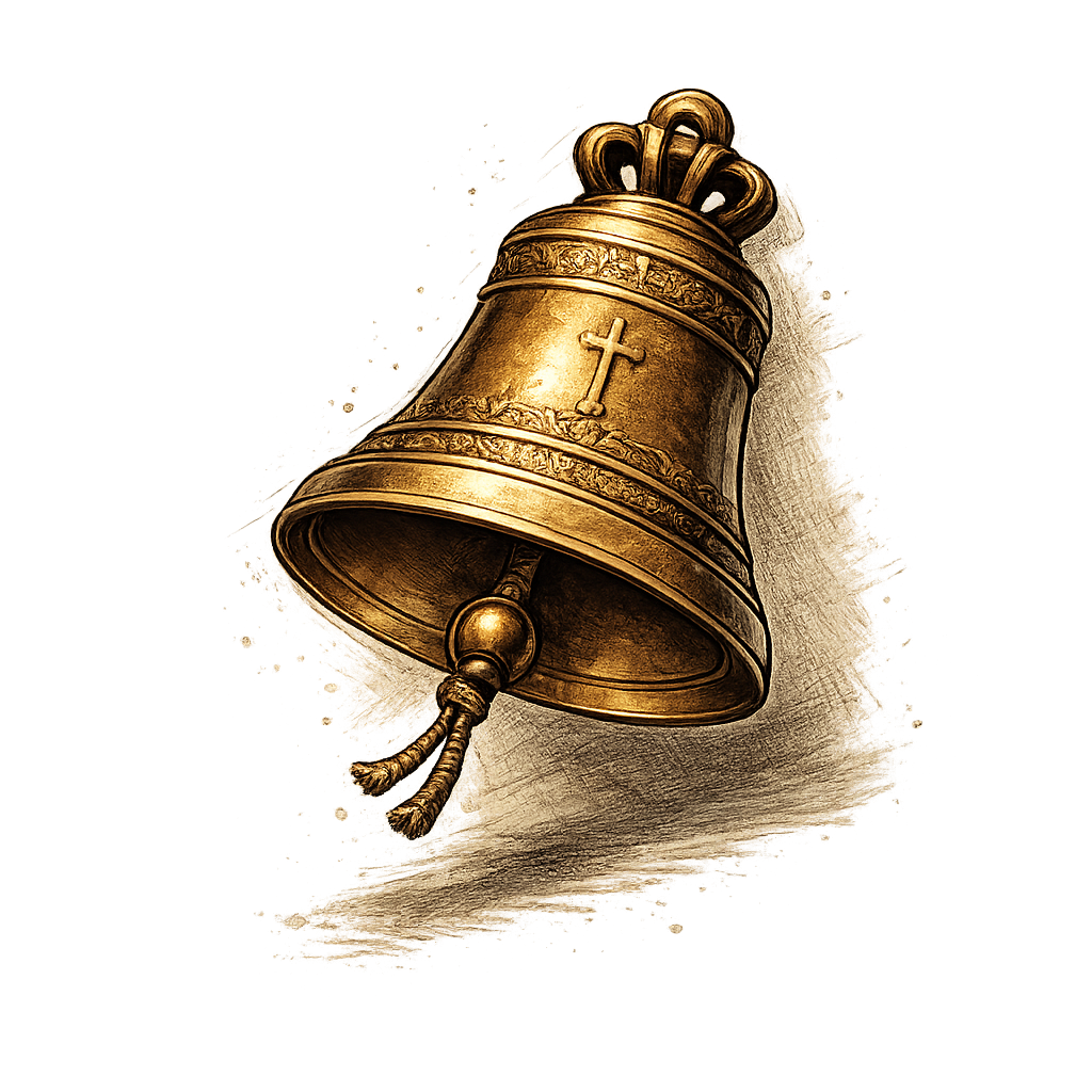 Cloche de service en laiton